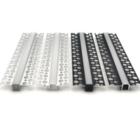 YG-B002 Profilés linéaires en aluminium LED de haute qualité pour plâtre, avec canal pour cloisons sèches et couvercle en PC, pour éclairage de plafonds en cloisons sèches