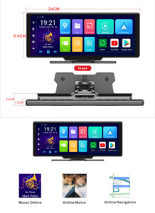 10,26 pulgadas pantalla táctil 4G Android OS CarPlay camión DVR 4G Android Os Carplay coche Dashcam para camión con Carplay y androidd Aut - Product Image 6