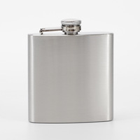 Vente chaude 1-10oz Bouteille D'alcool Pot De Vin Portable Poche Whisky Alcool Liqueur En Acier Inoxydable Mini Hip Flask