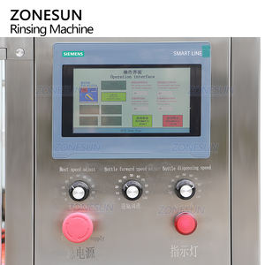 ZONESUN ZS-WB48 Automatische Hochgeschwindigkeits-48-Kopf-Monoblock-Rotations-Wasch- und Spülmaschine für PET-Glas-Luftflaschen - Product Image 2