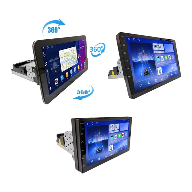7/9/10.33 Inch 1 Din Android Car Radio MP5 Player for Car DVD Player Single Din Car Stereo Audio Rotatable 360 Degree Autoradio