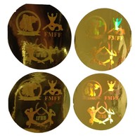 Autocollant holographique 3D multicouche à matrice de points, micro-texte dynamique, impression personnalisée, fabriqué en Chine