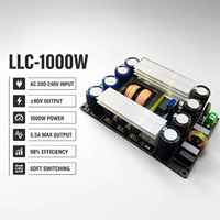 Carte d'amplificateur de puissance à commutation douce LLC à double sortie 1000W ±35V à ±80V Carte audio DIY Montage Convertisseurs AC DC