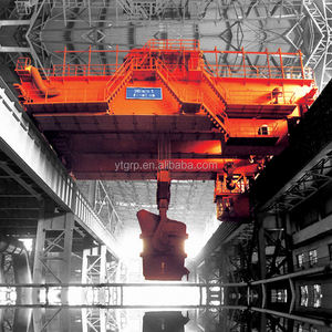 رافعة علوية مزدوجة الجسر لمناولة الأواني سعة 50 طن للمصانع، رافعة فولاذية مائية - Product Image 6