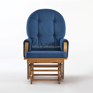 Fauteuil à bascule rembourré pour allaitement, idéal pour la chambre de bébé ou le salon - Product Image 5
