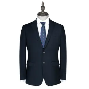 Abiti da uomo abito da 3 pezzi di alta qualità moda Casual primavera autunno tasca a traliccio blazer di un pezzo giacca da uomo