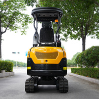 Mini-chargeuse sur chenilles 2 tonnes, débroussailleuse, taille-haie, pelle réversible pour pépinière et jardin, stock US PRÊT À EXPÉDIER CE