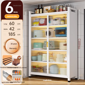 Nhiều lớp thép carbon nhiều lớp lưu trữ giá hộ gia đình tủ bếp cho bát nồi Bộ đồ ăn chống ẩm - Product Image 5