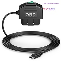 OBD-Stromkabel für Dashcam OBD2 zu Typ-C Adapter Festverdrahtetes Ladekabel