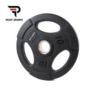 Plaques de <span class=keywords><strong>poids</strong></span> en PVC TPU avec poignées à trois trous pour pilotes de sport Plaques de <span class=keywords><strong>poids</strong></span> pour équipement de fitness - Product Image 5