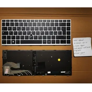 <span class=keywords><strong>Clavier</strong></span> à membrane 840 G5 pour Elitebook, disposition italienne, grande touche Enter, cadre argenté, ultra fin, inclinaison réglable, <span class=keywords><strong>clavier</strong></span> d'ordinateur portable - Product Image 6