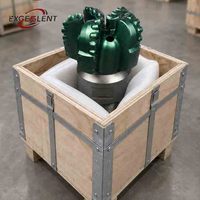 Foret de forage PDC avec filetage API REG, foret de coupe de roche durable pour les projets miniers et de forage de fondations
