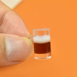 Miniaturas de Jarra de Cerveza de Resina, Pintadas a Mano, Modelo Artístico para Joyería DIY, Pendientes, Colgantes, Decoración de Casa de Muñecas y Cocina - Product Image 6