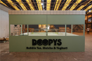 カスタマイズされたモダンなミルクティーショップキオスクインテリアデザインバーカウンター木制装飾ミルクティーショップデザイン - Product Image 4