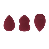 Éponge de maquillage rose en gros, sans latex, personnalisable avec logo, mini, haute qualité, douce, pour le visage