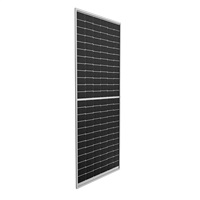 Panneau solaire bifacial double face PowMr 650W, panneau solaire mono double verre, module solaire haute efficacité pour alimentation électrique extérieure