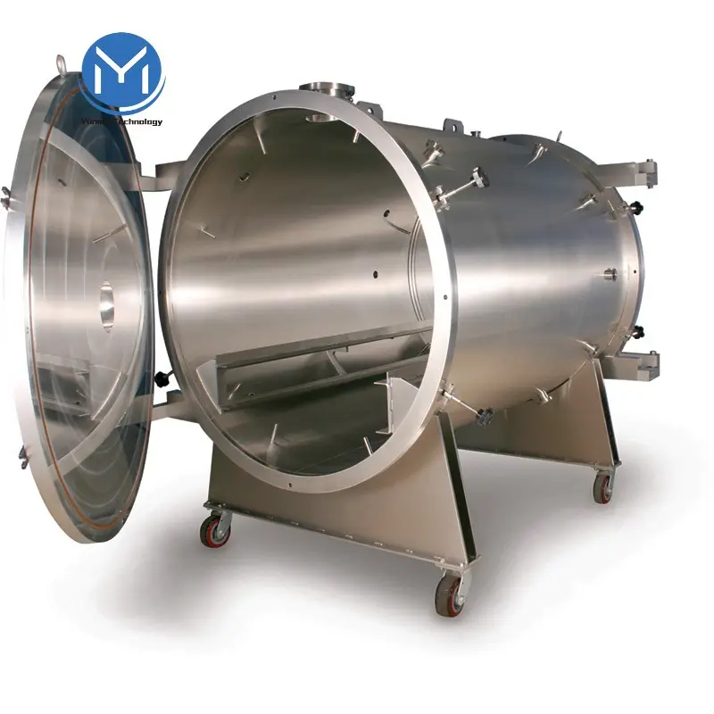 Custom SS304 316 Cylindrical Ultra High Vacuum Chamber Lab