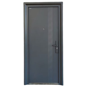 TECHTOP Porta <span class=keywords><strong>Esterna</strong></span> in Metallo Resistente, Semplice e Pratica, con <span class=keywords><strong>Apertura</strong></span> Singola, Impermeabile, per Progetti Residenziali Europei - Product Image 2