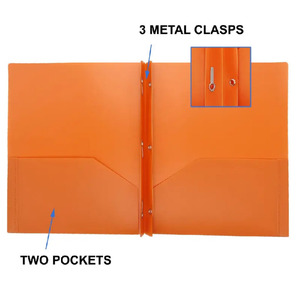 Porte-documents A4 en PP <span class=keywords><strong>à</strong></span> feuilles mobiles, étanche, avec clip Tadpole et 2 poches pour les procès-verbaux de réunions et le rangement quotidien des dossiers - Product Image 3
