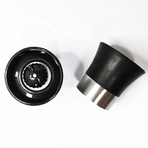 Mini moulin manuel d'assaisonnement de 90ml corps en verre noyau en céramique salière <span class=keywords><strong>et</strong></span> poivrière noire moulin à épices - Product Image 5