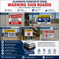 Panneau publicitaire personnalisé pour affichage commercial, impression de marque, panneau composite en aluminium réfléchissant pour promotion commerciale