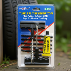 Kit de Reparación de Neumáticos Sin Cámara ZCQR DECO Maxeed 8042 con Solución de Goma y Tapones para Neumáticos de Bicicleta y Automóvil - Product Image 3