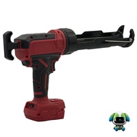 Pistolet à mastic électrique sans fil 21 V avec LED, jaune, outil nu, pour réparation automobile, maison, fenêtres, carrelage, kit portable, utilisation en atelier, voiture, fourgonnette, magasin