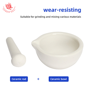 <span class=keywords><strong>Mortero</strong></span> de cerámica 80mm laboratorio químico molienda hogar medicina china molienda varilla tazón tarro - Product Image 3
