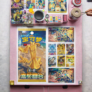 Cartes Pokémon en papier YY 2025 Charizard Pikachu <span class=keywords><strong>Venusaur</strong></span>, édition originale 1ère édition TCG, jeu de cartes à collectionner écologique portable, plateau de carrom - Product Image 2