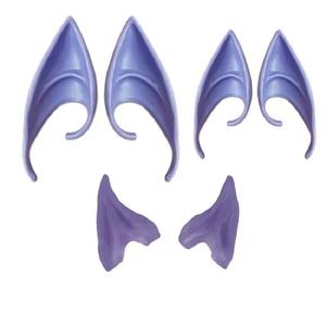 Set de Accesorios de Disfraces para Niños de Halloween, Orejas de Elfo, Máscara de Plástico Realista, Orejas Puntiagudas Divertidas para Disfraz de Hada, Vampiro, <span class=keywords><strong>Avatar</strong></span>, 3 Accesorios de Orejas - Product Image 4