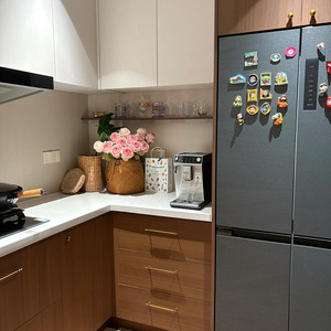 Armoire de cuisine haut de gamme modulaire de luxe moderne en forme de L pour toute la <span class=keywords><strong>maison</strong></span> design personnalisé - Product Image 3