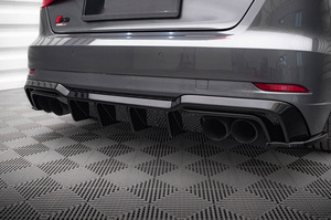 Difusor Trasero de Coche Negro Brillante ABS Personalizado de Fábrica para AUDI S3/<span class=keywords><strong>A3</strong></span> S-<span class=keywords><strong>Line</strong></span> 8V <span class=keywords><strong>Sportback</strong></span> Facelift 2016-2020 - Product Image 6