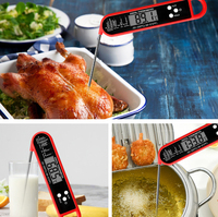 Thermomètre numérique sans fil pliable pour barbecue, en plastique écologique, de qualité alimentaire, pour cuisson extérieure et intérieure, le plus vendu