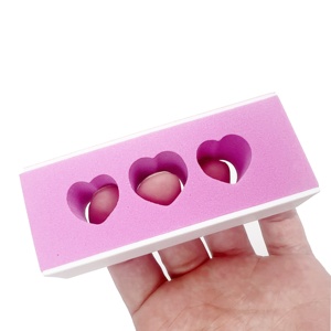 Nouveau 1000/4000 bloc tampon <span class=keywords><strong>jetable</strong></span> coeur rose OEM papier de verre <span class=keywords><strong>lime</strong></span> à ongles <span class=keywords><strong>lime</strong></span> à ongles tampon bloc tampon à ongles - Product Image 6