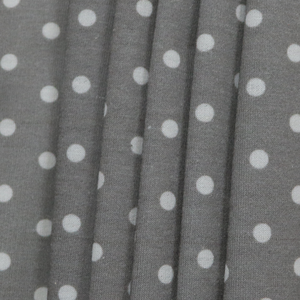 Tela de Punto con Puntos Grises para Confección de Vestidos de Mujer - Product Image 4