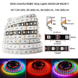 Bande lumineuse LED ultra-mince Epistar WS2812B 5V, lumière numérique RGB à pixels pour applications de drones UAV et de robotique - Product Image 4