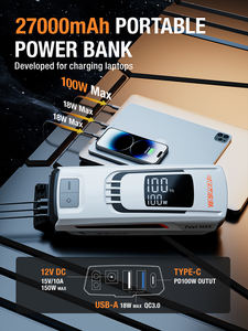 Портативное пуско-зарядное устройство Yesper Fast Max, 12 В, 27000 мАч - Product Image 2