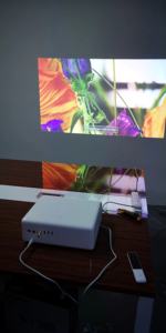 Mijia Laser Light <span class=keywords><strong>1S</strong></span> 1080P Soporte 4K Proyector Full-auto Otros accesorios de juego al aire libre 2400 lúmenes ANSI Video MEMC Beamer - Product Image 5