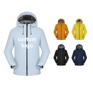 Áo khoác ngoài mùa đông in logo tùy chỉnh, áo khoác công nhân nam chất liệu nỉ, áo gió in logo, chống gió - Product Image 1