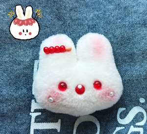 Regalos <span class=keywords><strong>de</strong></span> cumpleaños Felpa Linda Vaca Animales <span class=keywords><strong>de</strong></span> <span class=keywords><strong>peluche</strong></span> Juguete suave Rosa Pequeño conejo blanco Llavero <span class=keywords><strong>de</strong></span> <span class=keywords><strong>peluche</strong></span> personalizado - Product Image 3