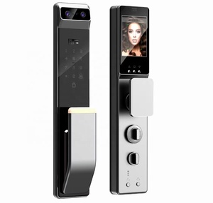 Sensor de Metal de estilo clave OEM, carcasa de origen GUA, alta seguridad, huella dactilar inteligente, tarjeta de identificación facial, cerradura de puerta, conectividad WiFi en la nube - Product Image 1