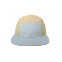 Vente en gros de nouvelle mode séchage rapide multicolore 7 panneaux non structurés chapeau de camp en cours d'exécution broderie personnalisée logo casquettes Snapback