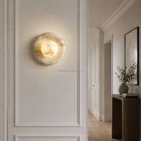 Applique Murale Alabaster Atmosphere, Modèle Luxe et Sophistiqué, pour Décoration de Salon, Chambre et Porche, Vente en Gros