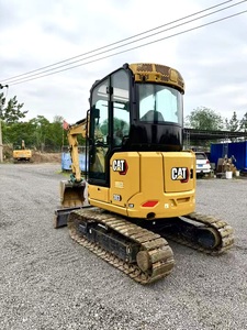 Excavatrices Caterpillar 303 d'occasion, mini-excavatrices de 5 tonnes d'occasion, certifiées CE EPA, avec accessoire de pince, attache rapide et brise-roche - Product Image 3