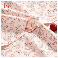 Tissu Popeline 100% Coton Imprimé Premium Italien Respirant à Motif Floral Biologique pour Quilting, Vêtements et Robes