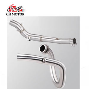 CHMotor pour SUZUKI DR-Z400 DRZ400 DRZ-400 DR Z400 <span class=keywords><strong>SM</strong></span> S E 2000 - 2022 Échappement de moto ORV Silencieux 51mm Tuyau de liaison avant - Product Image 1
