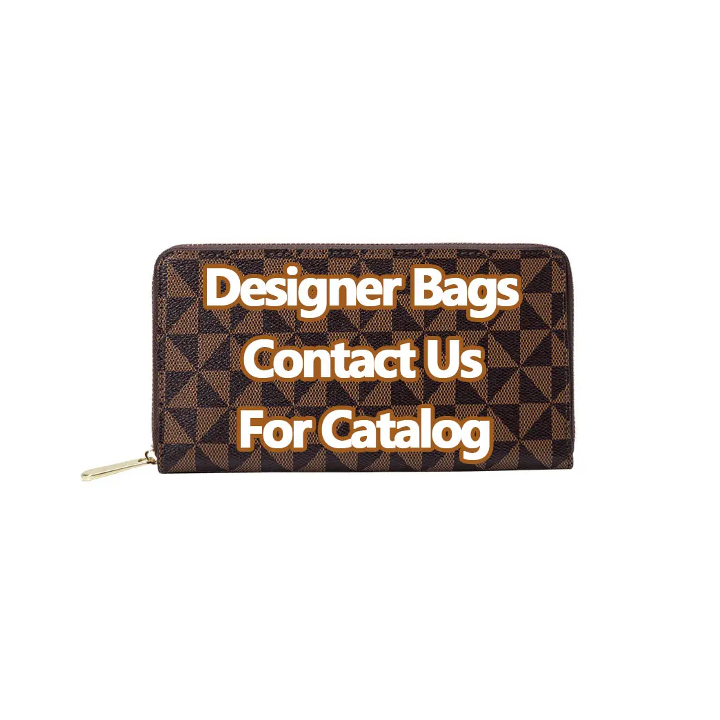 Wholesale New Fashion Ladies Pu Leather Female Bags With Custom Logo Famous Brand Luxury Wallet For Women Designer Purses