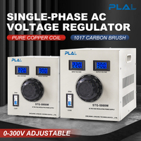Vente en gros STG 5KVA écran LCD transformateur de puissance réglable 0-300V Variac pour régulateur de tension de coupe de mousse fréquence 50/60Hz