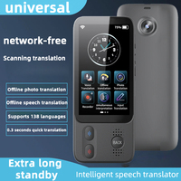 Dispositivo Traductor de Voz Inteligente con Pantalla Táctil, Soporte de Idiomas sin Conexión, WiFi, Traducción en Tiempo Real para Viajes de Negocios