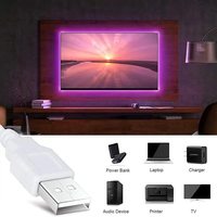 Bande lumineuse LED à commande musicale 5 mètres/3 m/2 m Étanche Bande LED Rgbic RGB IP65 Bande lumineuse LED flexible 5V Bande lumineuse de rétroéclairage TV